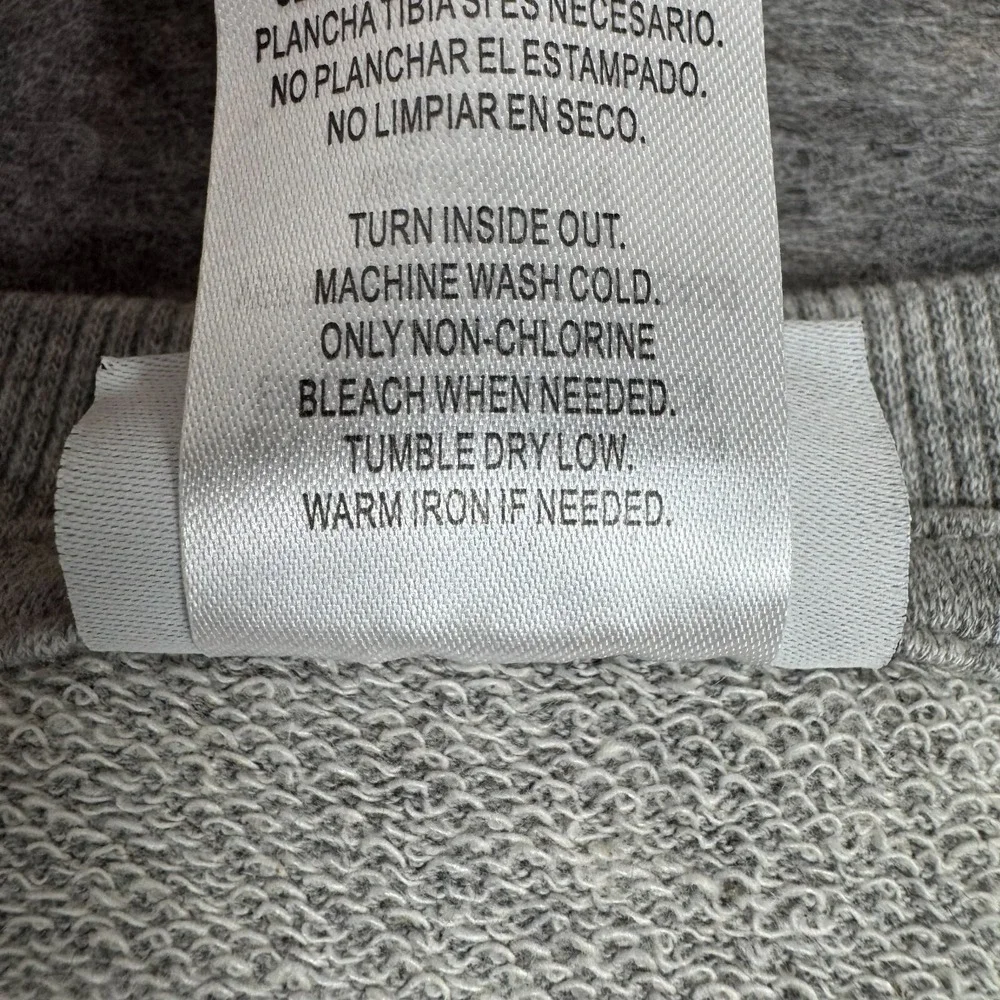 Disney Parks Sweatshirt Sweater Mickey Mouse Disneyland Sequins Gray Womens XL‎